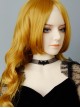 Goth Fashion Halloween Black Bat Gauze Witch Masquerade Retro Female Collar