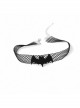 Goth Fashion Halloween Black Bat Gauze Witch Masquerade Retro Female Collar