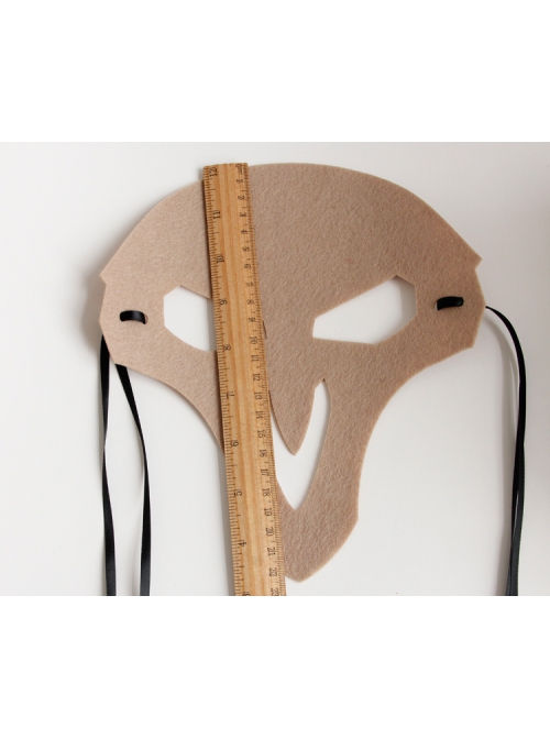 Fashion Christmas Male Female Demon Masquerade Funny Party Beige Mask