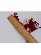 Fashion Personality Retro Christmas Fabric Burgundy Antlers Snowflake Adult Children Headband