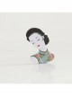Retro Fashion Elegant Black Hair Beauty Head Pearl Cheongsam Commemorative Brooch