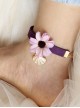 Fashion Retro Elegant Personality Golden Lace Four-Leaf Clover Pendant Wood Chip Female Anklet