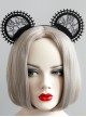 Gothic Retro Personality Masquerade Fashion Black Lace Gear Cat Ears Female Hair Band