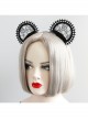 Gothic Retro Personality Masquerade Fashion Black Lace Gear Cat Ears Female Hair Band