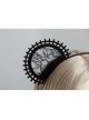 Gothic Retro Personality Masquerade Fashion Black Lace Gear Cat Ears Female Hair Band
