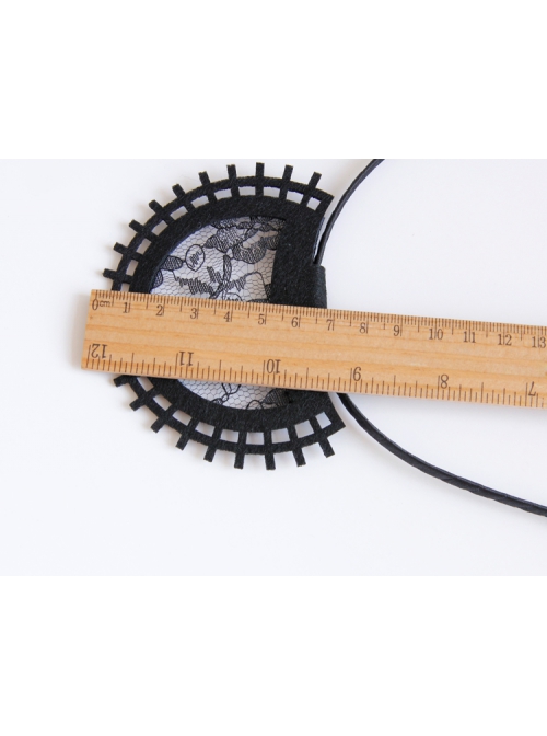 Gothic Retro Personality Masquerade Fashion Black Lace Gear Cat Ears Female Hair Band