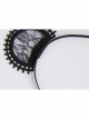 Gothic Retro Personality Masquerade Fashion Black Lace Gear Cat Ears Female Hair Band