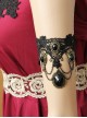 Palace Fashion Sexy Black Lace Drill Tassel Retro Bride Married Female Armband