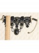 Palace Fashion Sexy Black Lace Drill Tassel Retro Bride Married Female Armband