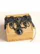 Palace Fashion Sexy Black Lace Drill Tassel Retro Bride Married Female Armband