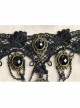 Palace Fashion Sexy Black Lace Drill Tassel Retro Bride Married Female Armband
