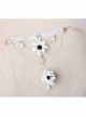 Retro Fashion Leisure Seaside Holiday White Flowers Bride Lace Female Bracelet