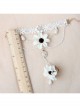 Retro Fashion Leisure Seaside Holiday White Flowers Bride Lace Female Bracelet