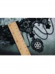 Retro Fashion Sexy Halloween Gothic Steam Punk Black Gear Lace Tassel Female Choker