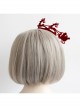 Fashion Retro Simple Christmas Holiday Wine Red Deer Adult Prom Party Headband
