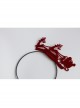 Fashion Retro Simple Christmas Holiday Wine Red Deer Adult Prom Party Headband