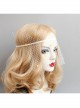 Cute Fashion Yellow Star Adult Male Female Prom Christmas Halloween Party White Veil Mask