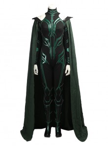 Thor Ragnarok Death Goddess Hela Style B Halloween Cosplay Costume Full Set