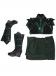 Thor Ragnarok Death Goddess Hela Style B Halloween Cosplay Costume Full Set