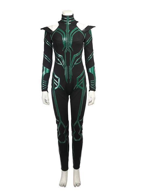 Thor Ragnarok Death Goddess Hela Style B Halloween Cosplay Costume Full Set