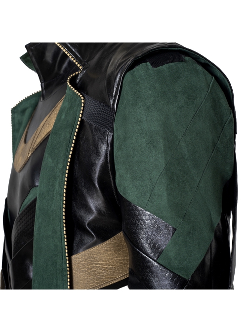Loki Season 1 Loki Armor Suit Halloween Cosplay Costume Full Set Without Shoes