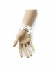 Fashion Elegant Bridesmaid Bride Black Sequins White Lace Retro Female Bracelet