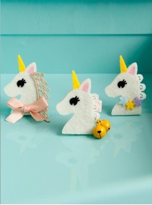Creative Fashion Unicorn Children Pony Head Cute Princess Baby Girl All-Inclusive Hairpin