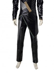Loki Season 1 Loki Armor Suit Halloween Cosplay Costume Black Pants