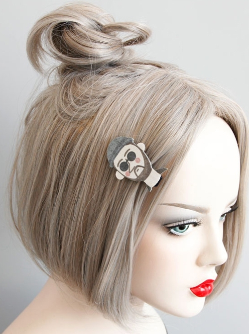Fashion Funny Halloween Personality Cartoon Sunglasses Hat Boys Little Avatar Hairpin
