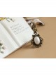 Fashion Retro Bride Bridesmaid White Lace Pearl Female Bracelet With Ring One Chain