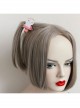 Fashion Cute Fabric Cartoon Pink Cat Creativity Funny Female Hairpin