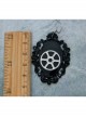 Retro Fashion Dark Style Handsome Steampunk Mechanical Gear Black Personality Female Earrings