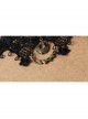 Retro Gothic Fashion Vampire Love Female Black Lace Ruby Female Anklet