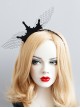 Fashion Retro Black Net Yarn King Crown Stage Party Halloween Christmas Female Headband