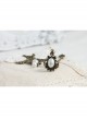 Fashion Retro Bride Bridesmaid Wedding White Lace Pearl Female Bracelet With Ring One Chain