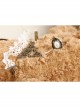 Fashion Elegant Lolita White Lace Retro Pearl Female Band Ring Bracelet