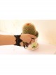 Gothic Retro Fashion Black Lace Spikes Party Prom Female Bracelet