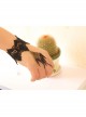 Gothic Retro Fashion Black Lace Spikes Party Prom Female Bracelet