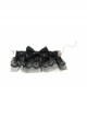 Exaggerated Fashion Cute Retro Black Sequins Lace Bow Female Bracelet