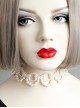 Fashion Retro Elegant Baroque White Imitation Pearl Nightclub Prom Female Choker