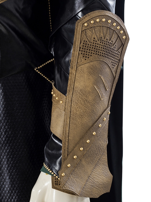 Loki Season 1 Loki Armor Suit Halloween Cosplay Accessories Brown Arm Guards