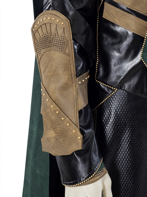 Loki Season 1 Loki Armor Suit Halloween Cosplay Accessories Brown Arm Guards