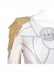 Eternals Thena Beige Battle Suit Design Combination 2 Halloween Cosplay Costume Full Set