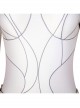 Eternals Thena Beige Battle Suit Design Combination 2 Halloween Cosplay Costume White Bodysuit