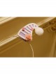 Fashion Cute White Hair Ball Pink Flower Purple Personality Hat Female Headband