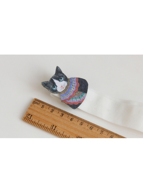Fashion Personality Birthday One Year Old Baby Girl Child Cute Cartoon Kitten Hair Band