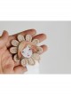 Fashion Personality Birthday One-Year-Old Baby Girl Child Cute Cartoon Girl Golden Lace Flower Headband