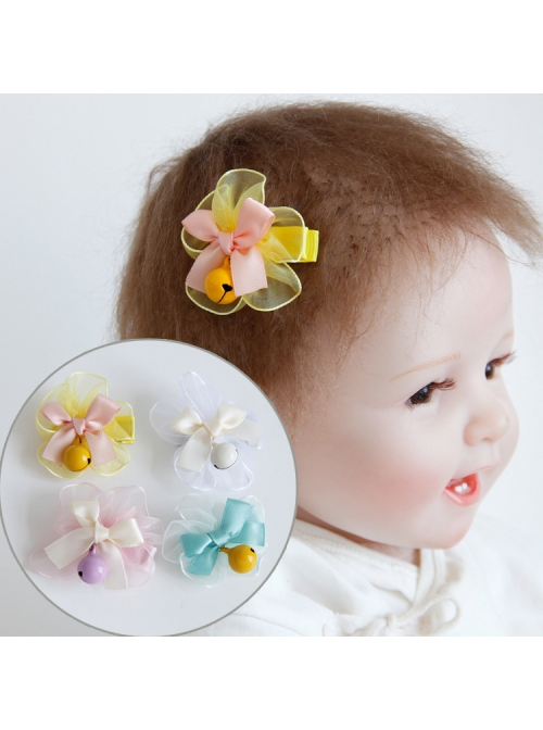 Festival fashion cute birthday one year old white lace flower pink rabbit female baby child princess hairband