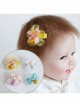 Festival fashion cute birthday one year old white lace flower pink rabbit female baby child princess hairband