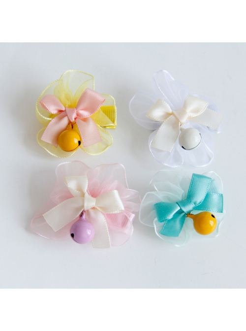 Festival fashion cute birthday one year old white lace flower pink rabbit female baby child princess hairband